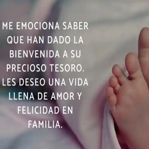 Carta de felicitaciones por nmacimiento